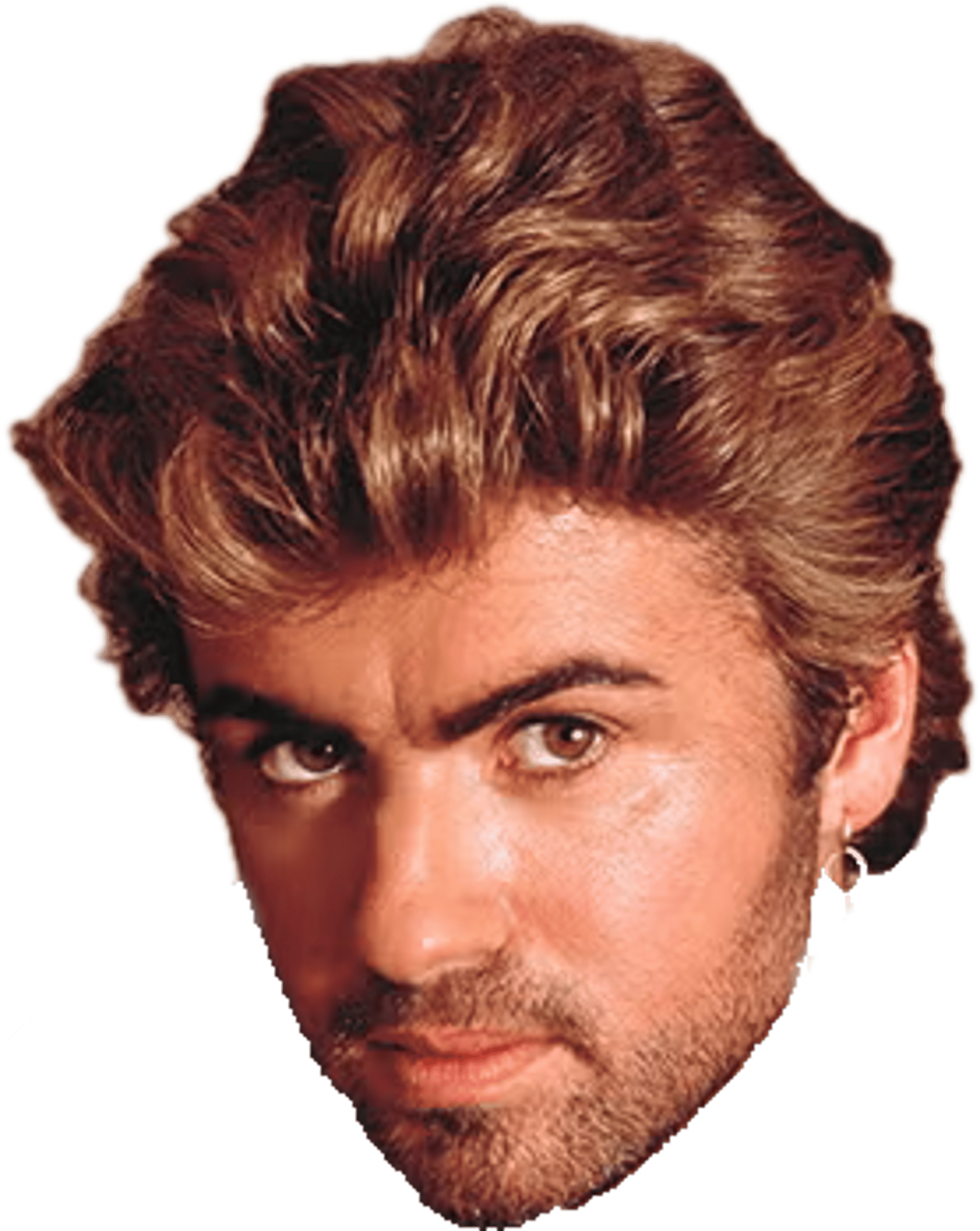 George Michael's head tilting side to side